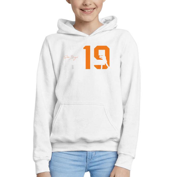 Retro San Diego 619 Vintage 90's Baseball Sports Style Lover Graphic Youth Hoodie