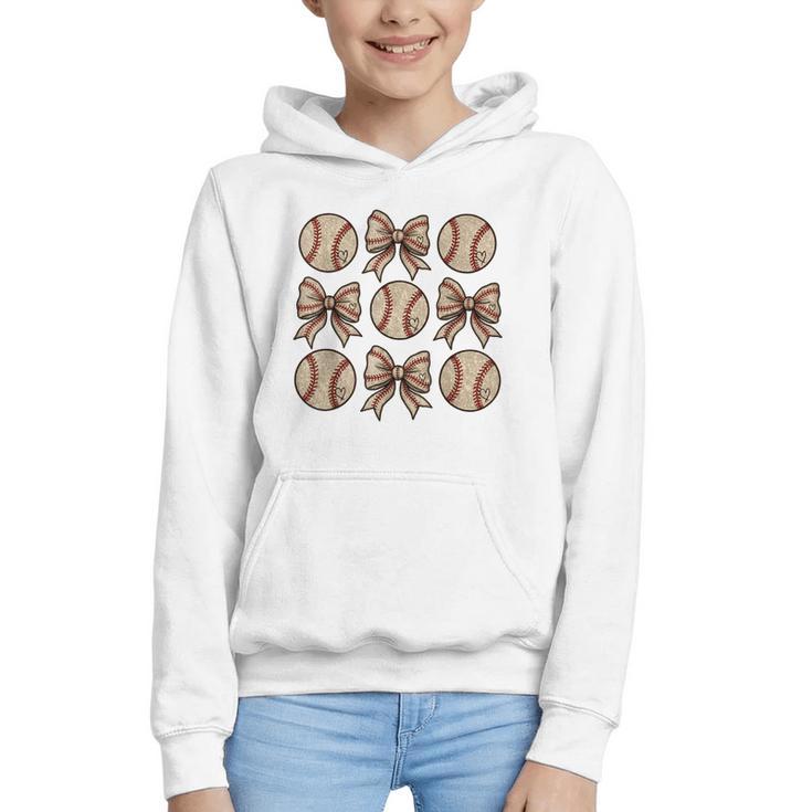 Soccer Bow Game Day Baseball Coquette Bow Women Girls Graphic Youth Hoodie Soccer Bow Game Day Baseball Coquette Bow Women Girls Graphic Youth Hoodie