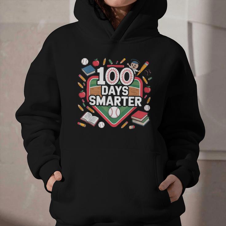 100 Day Baseball School Sports Kids Graphic Youth Hoodie