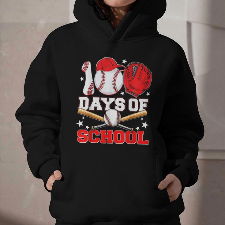 100 Days Of School Baseball Boys Kids Students Graphic Youth Hoodie 100 Days Of School Baseball Boys Kids Students Graphic Youth Hoodie