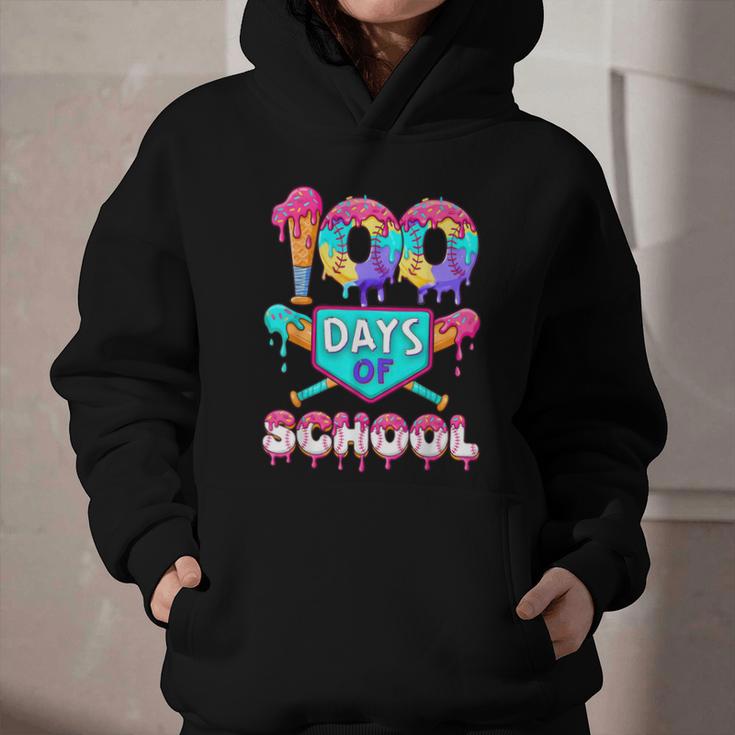 100 Days Of School Baseball Boys Kids Graphic Youth Hoodie 100 Days Of School Baseball Boys Kids Graphic Youth Hoodie