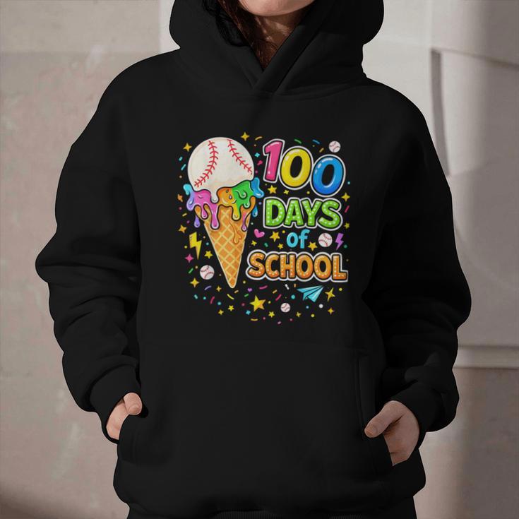 100 Days Of School Baseball Ice Cream Drip Boys Kids Player Graphic Youth Hoodie 100 Days Of School Baseball Ice Cream Drip Boys Kids Player Graphic Youth Hoodie