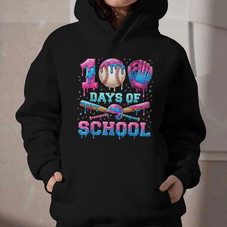 100 Days Of School Baseball Sports Drip Graphic Graphic Youth Hoodie 100 Days Of School Baseball Sports Drip Graphic Graphic Youth Hoodie