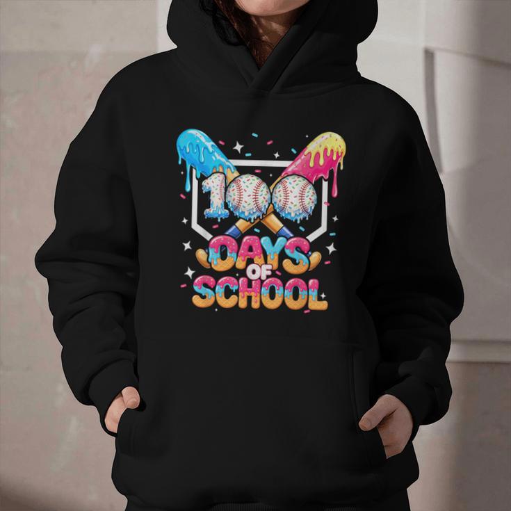 100 Days Of School Ice Cream Baseball Player For Kids Boys Graphic Youth Hoodie 100 Days Of School Ice Cream Baseball Player For Kids Boys Graphic Youth Hoodie