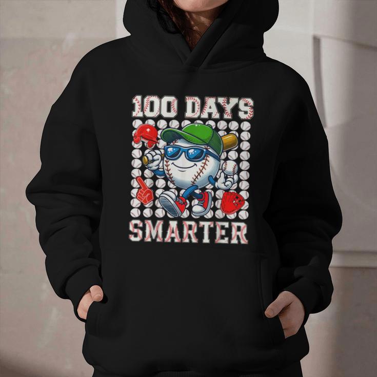 100 Days Smarter Baseball 100 Days Of School Boy Girl Kid Graphic Youth Hoodie 100 Days Smarter Baseball 100 Days Of School Boy Girl Kid Graphic Youth Hoodie