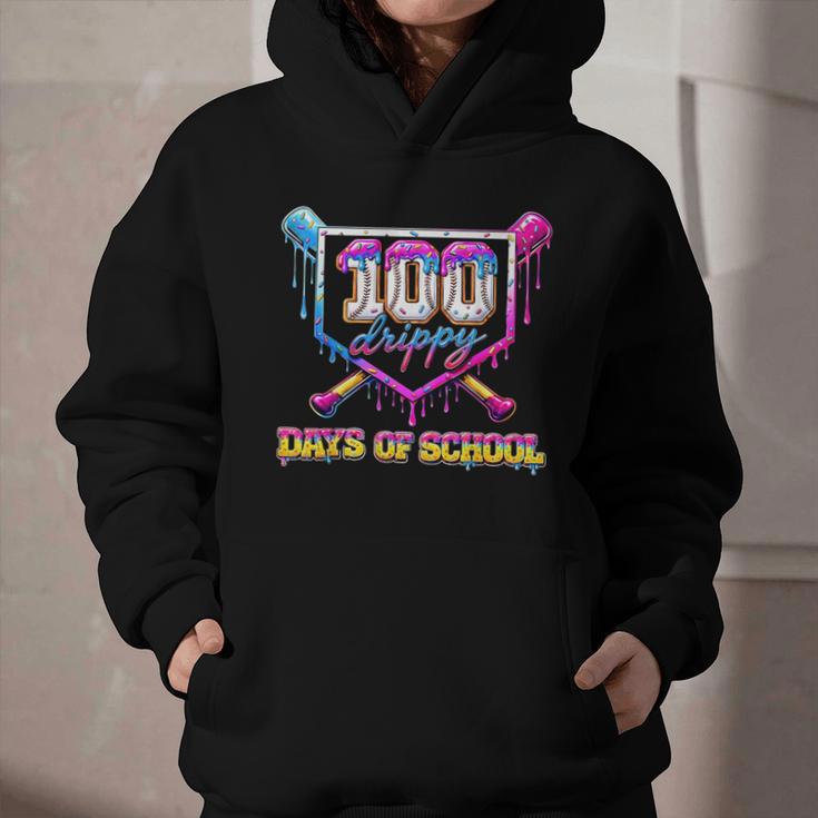 100 Drippy Days Of School Baseball For Boy Kids Graphic Youth Hoodie 100 Drippy Days Of School Baseball For Boy Kids Graphic Youth Hoodie