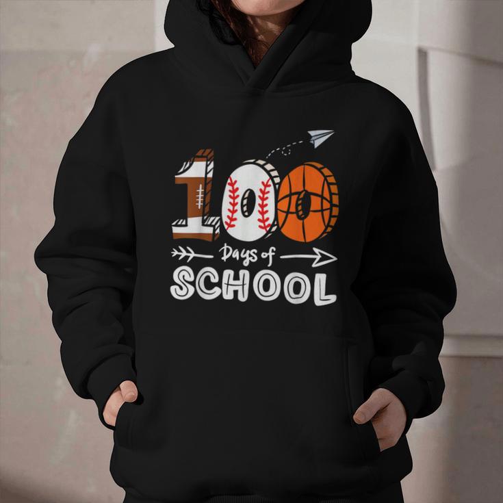 100th Day Of School Basketball Baseball Football Kids Boys Graphic Youth Hoodie 100th Day Of School Basketball Baseball Football Kids Boys Graphic Youth Hoodie