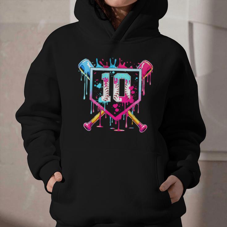 10th Birthday Boys Baseball Ice Cream Drip Boys Baseball Graphic Youth Hoodie 10th Birthday Boys Baseball Ice Cream Drip Boys Baseball Graphic Youth Hoodie