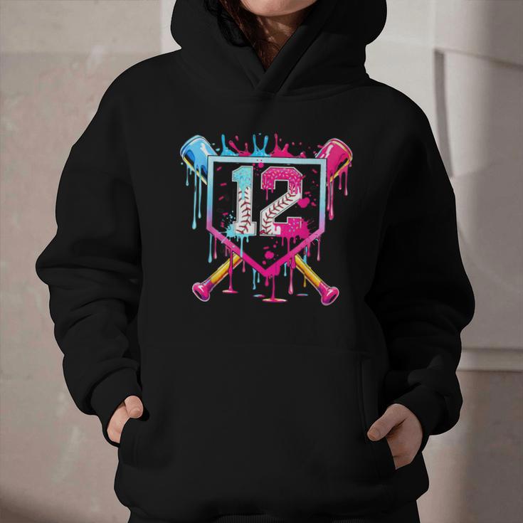12th Birthday Boys Baseball Ice Cream Drip Boys Baseball Graphic Youth Hoodie 12th Birthday Boys Baseball Ice Cream Drip Boys Baseball Graphic Youth Hoodie