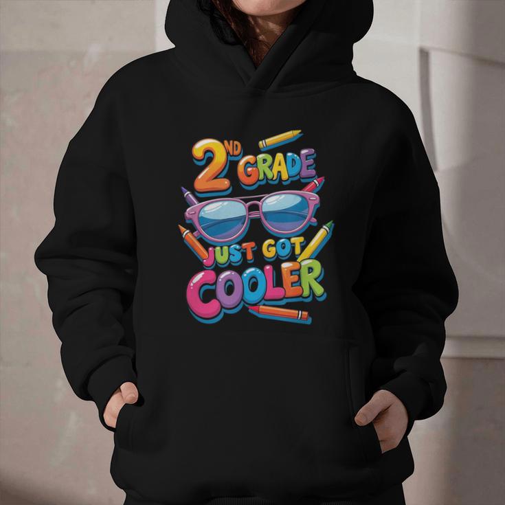 2nd Grade Just Got Cooler Shirt Back To School Kids Graphic Youth Hoodie