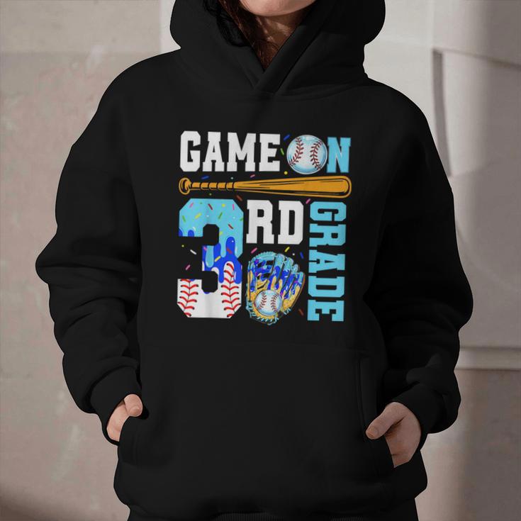 3rd Grade Back To School Baseball Drip Ice Cream Game On Graphic Youth Hoodie 3rd Grade Back To School Baseball Drip Ice Cream Game On Graphic Youth Hoodie