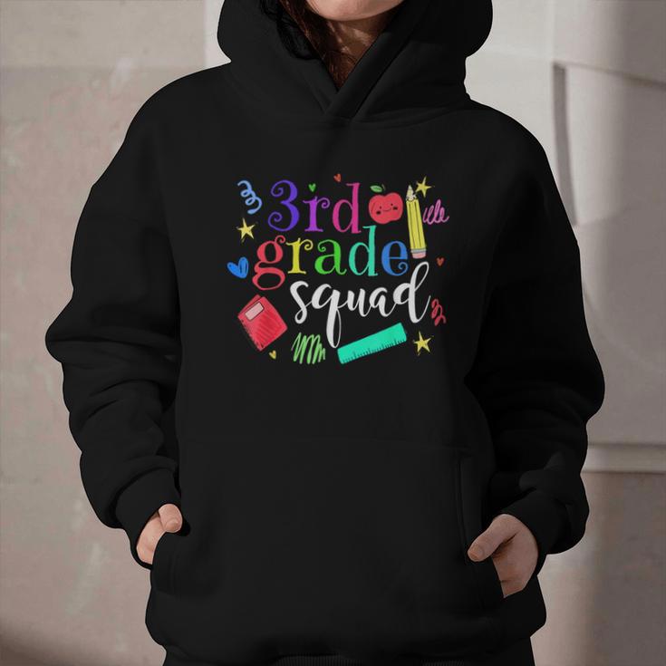 3rd Grade Squad Back To School Team Third Grade Graphic Youth Hoodie