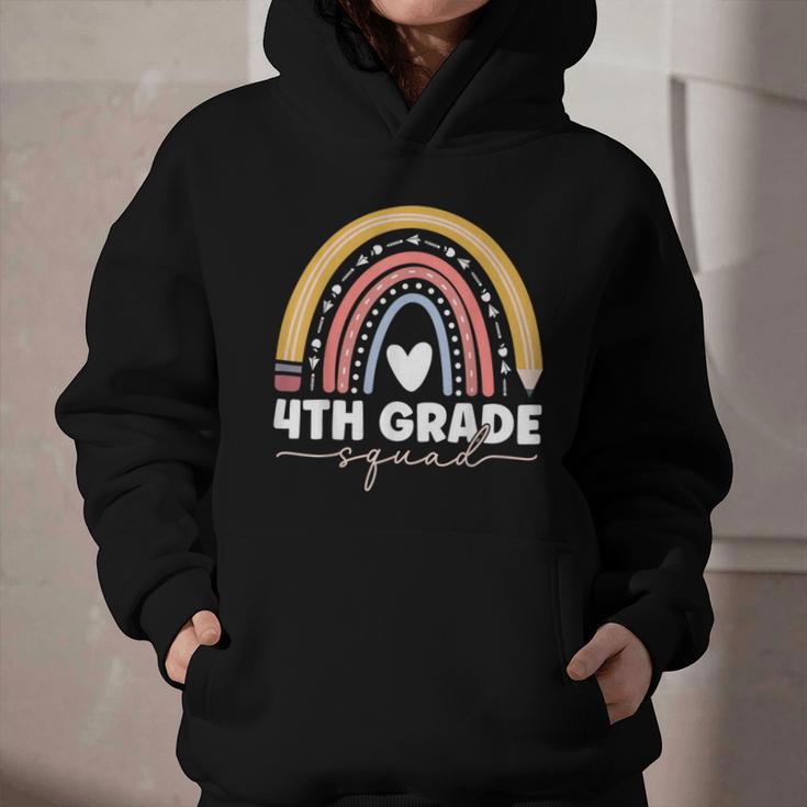 4th Grade Squad Rainbow Back To School Graphic Youth Hoodie 4th Grade Squad Rainbow Back To School Graphic Youth Hoodie