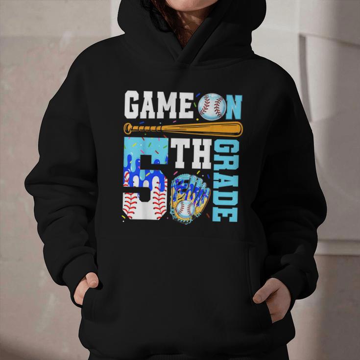 5th Grade Back To School Baseball Drip Ice Cream Game On Graphic Youth Hoodie 5th Grade Back To School Baseball Drip Ice Cream Game On Graphic Youth Hoodie