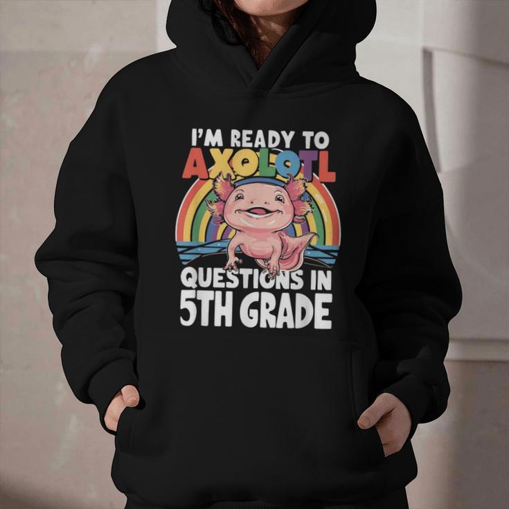 5th Grade Kids Axolotl Questions Back To School Graphic Youth Hoodie 5th Grade Kids Axolotl Questions Back To School Graphic Youth Hoodie
