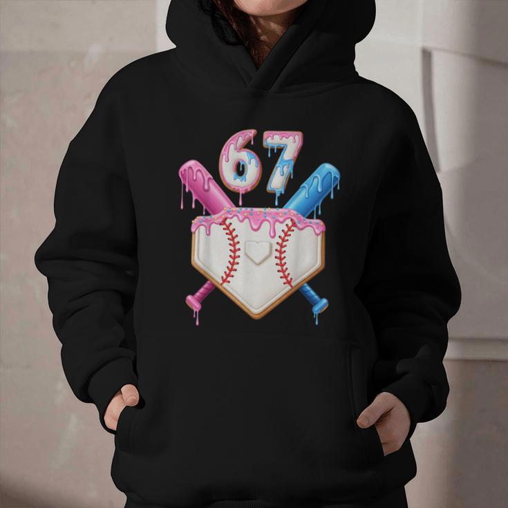 6 7 Baseball Dripping Six Seven Gen Alpha Slang Graphic Youth Hoodie