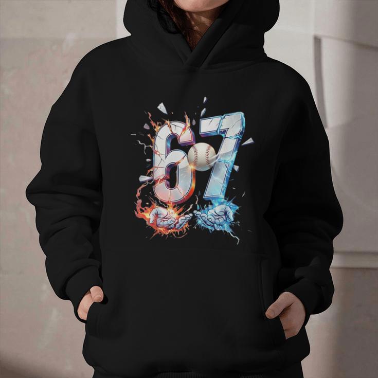 6 7 Baseball Six Seven Meme 67 Hands Kids Men Women Graphic Youth Hoodie 6 7 Baseball Six Seven Meme 67 Hands Kids Men Women Graphic Youth Hoodie