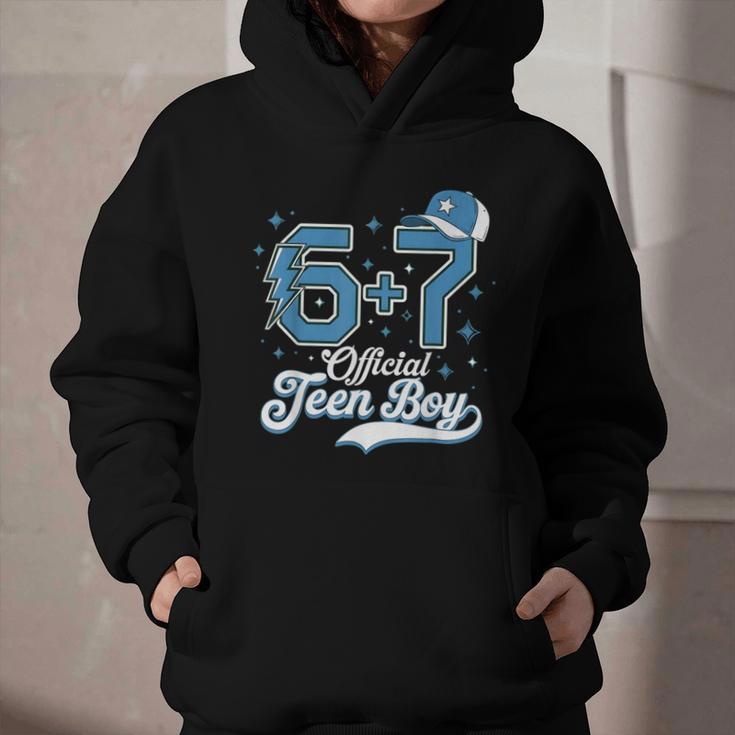 6 7 Meme Official Teenager 13th Birthday Baseball Boy Graphic Youth Hoodie 6 7 Meme Official Teenager 13th Birthday Baseball Boy Graphic Youth Hoodie