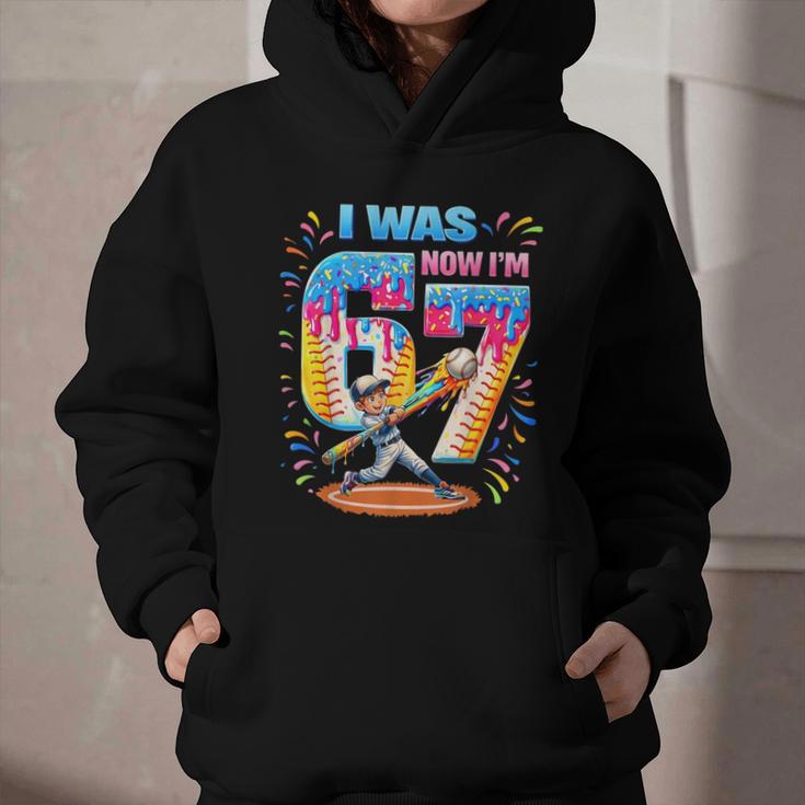 I Was 6 Now I'm 7 Baseball Birthday Boy For Teens Kids Graphic Youth Hoodie I Was 6 Now I'm 7 Baseball Birthday Boy For Teens Kids Graphic Youth Hoodie