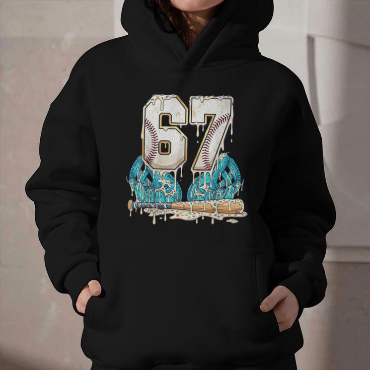 67 Baseball Drip Boys Youth Kids 6-7 Ice Cream Dripping 6 7 Graphic Youth Hoodie 67 Baseball Drip Boys Youth Kids 6-7 Ice Cream Dripping 6 7 Graphic Youth Hoodie