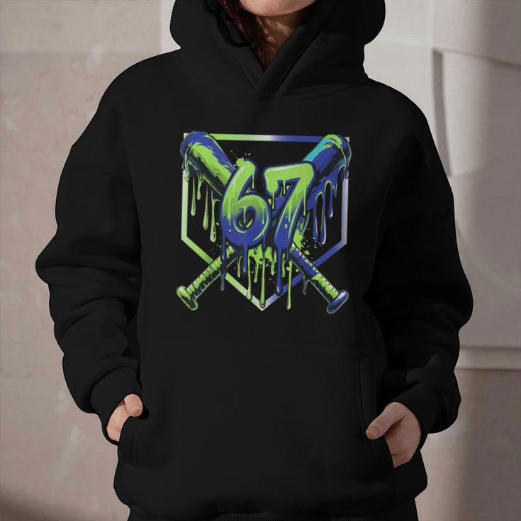 67 Baseball Drip Effect Urban Tee Style 6-7 Meme Graphic Graphic Youth Hoodie 67 Baseball Drip Effect Urban Tee Style 6-7 Meme Graphic Graphic Youth Hoodie