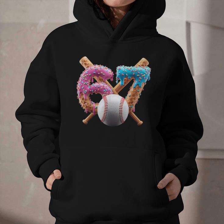 67 Baseball Ice Cream Drip Kids Youth Graphic Youth Hoodie