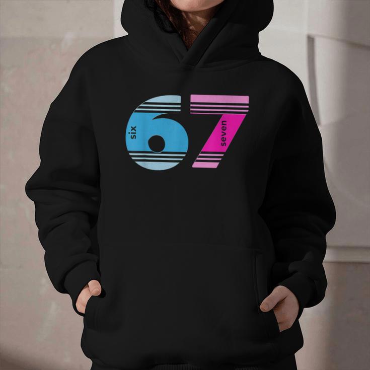 67 Crayon Cool Baseball Crayon 6 7 67 Graphic Youth Hoodie