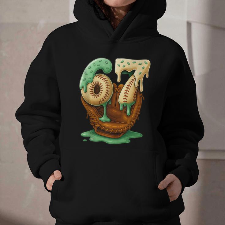 67 Ice Cream Drip Six Seven Baseball Graphic Youth Hoodie 67 Ice Cream Drip Six Seven Baseball Graphic Youth Hoodie