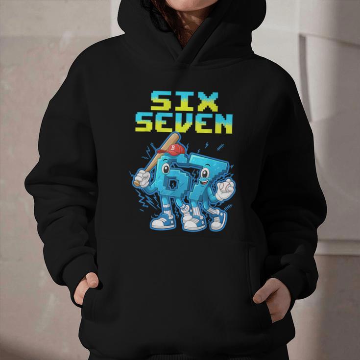 67 Six Seven 6-7 Italian Brainrot Kids Baseball Meme Graphic Youth Hoodie 67 Six Seven 6-7 Italian Brainrot Kids Baseball Meme Graphic Youth Hoodie