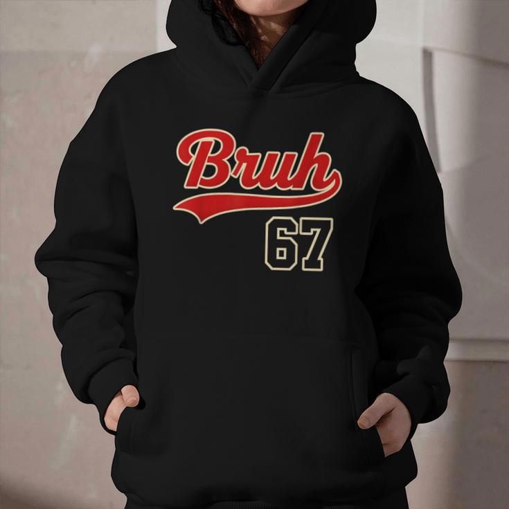 67 Six Seven Bruh Meme Baseball Vintage Style Men Boys Graphic Youth Hoodie 67 Six Seven Bruh Meme Baseball Vintage Style Men Boys Graphic Youth Hoodie