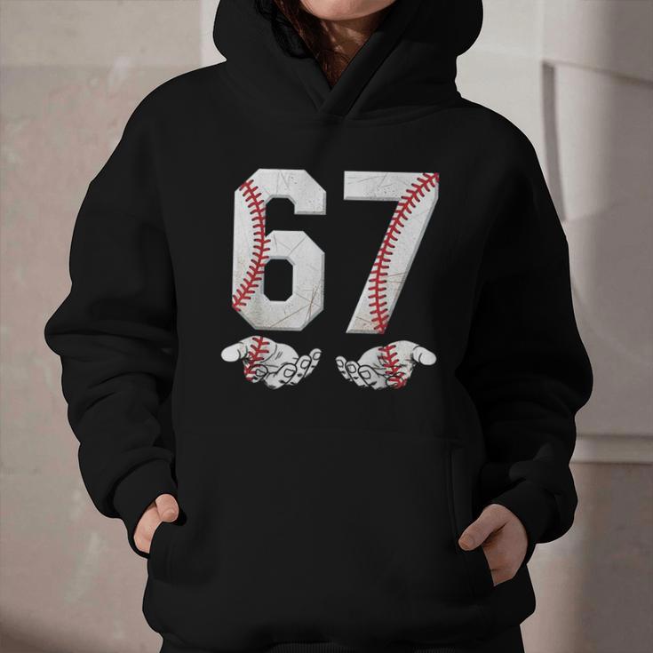 67 Six Seven Number 6 7 Meme Baseball Six Seven For Boys Men Graphic Youth Hoodie 67 Six Seven Number 6 7 Meme Baseball Six Seven For Boys Men Graphic Youth Hoodie