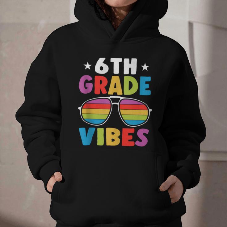 6th Grade Back To School Sunglasses Vibes Retro First Day Graphic Youth Hoodie 6th Grade Back To School Sunglasses Vibes Retro First Day Graphic Youth Hoodie
