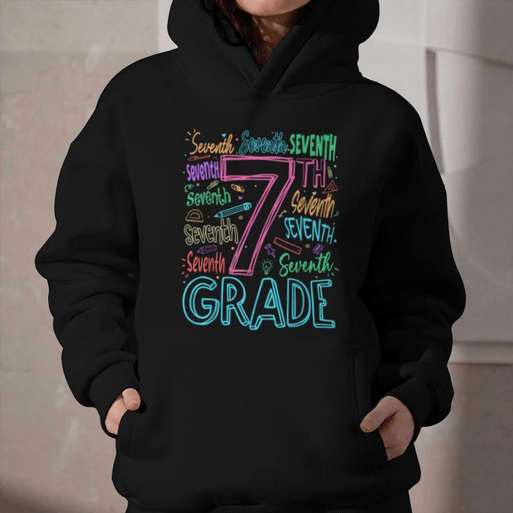7th Grade Typography Team Seventh Grade Back To School Kids Graphic Youth Hoodie 7th Grade Typography Team Seventh Grade Back To School Kids Graphic Youth Hoodie