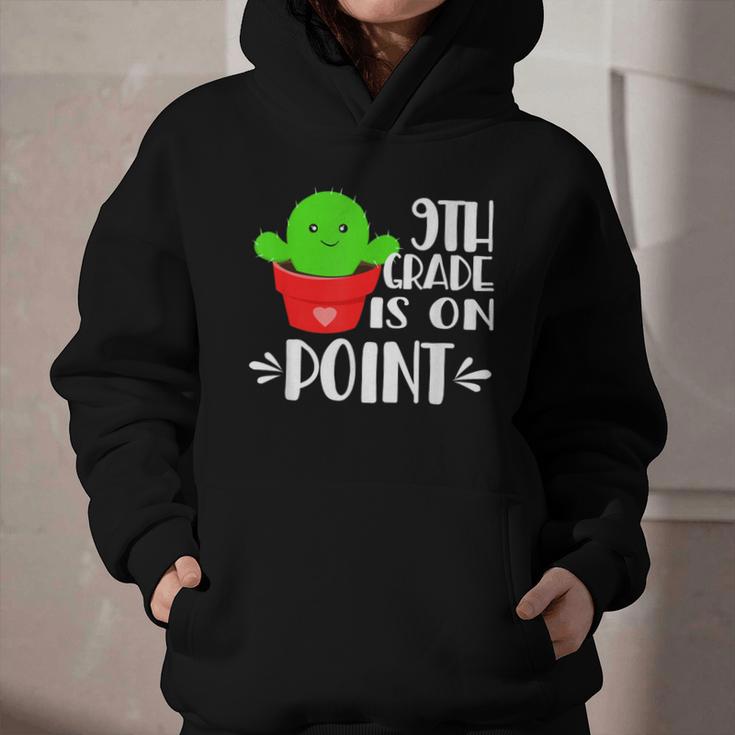 9th Grade Is On Point Cactus Back To School Graphic Youth Hoodie 9th Grade Is On Point Cactus Back To School Graphic Youth Hoodie