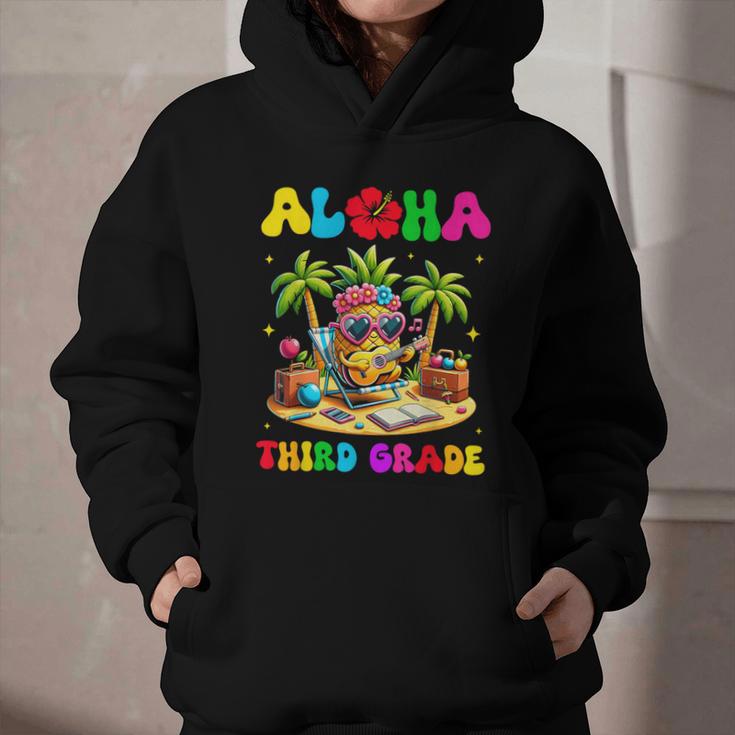 Aloha Third Grade Pineapple Hawaii Back To School Kids Girl Graphic Youth Hoodie Aloha Third Grade Pineapple Hawaii Back To School Kids Girl Graphic Youth Hoodie