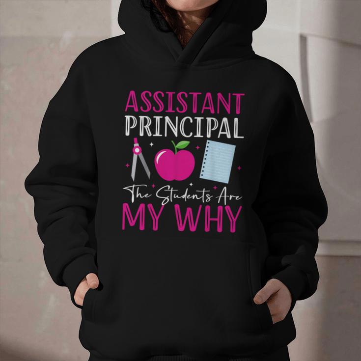 Assistant Principal The Students Are My Why Back To School Graphic Youth Hoodie Assistant Principal The Students Are My Why Back To School Graphic Youth Hoodie