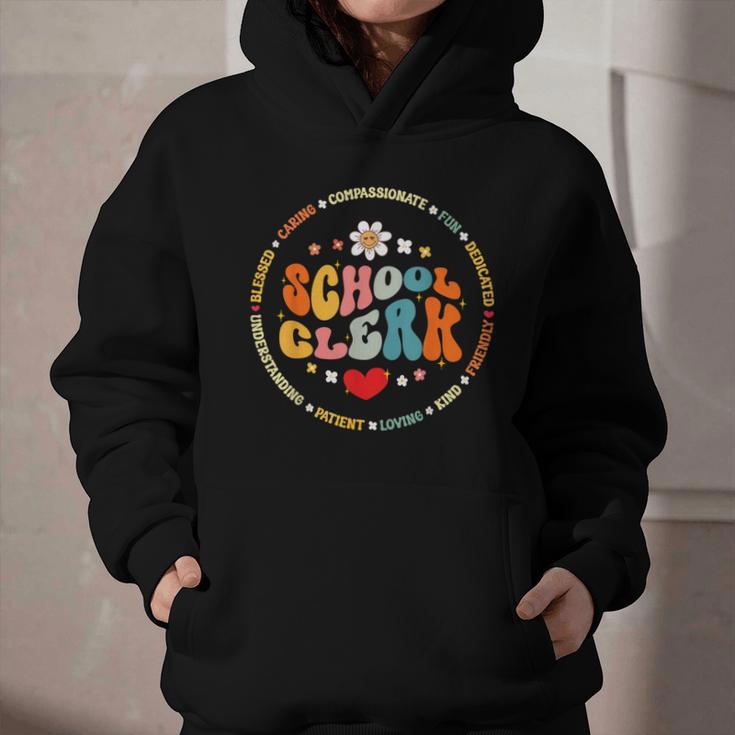 Attendance School Clerk Appreciation Week Back To School Graphic Youth Hoodie Attendance School Clerk Appreciation Week Back To School Graphic Youth Hoodie