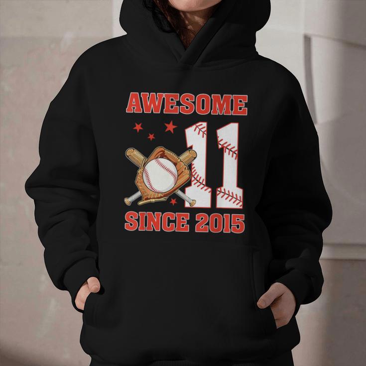 Awesome Since 2015 11 Year Old Boys Bday Baseball Theme Graphic Youth Hoodie Awesome Since 2015 11 Year Old Boys Bday Baseball Theme Graphic Youth Hoodie