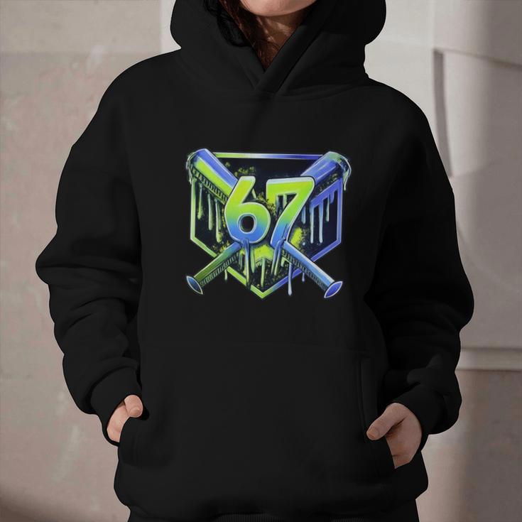 Awesome 67 Baseball Drip Effect Baseball 6-7 Meme Graphic Graphic Youth Hoodie Awesome 67 Baseball Drip Effect Baseball 6-7 Meme Graphic Graphic Youth Hoodie