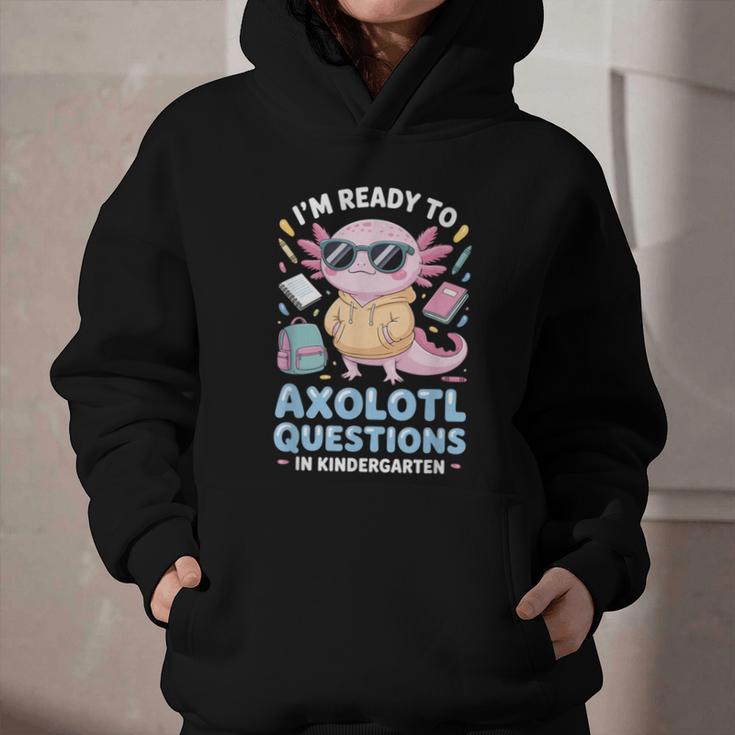 Axolotl Questions Kindergarten Back To School Graphic Youth Hoodie