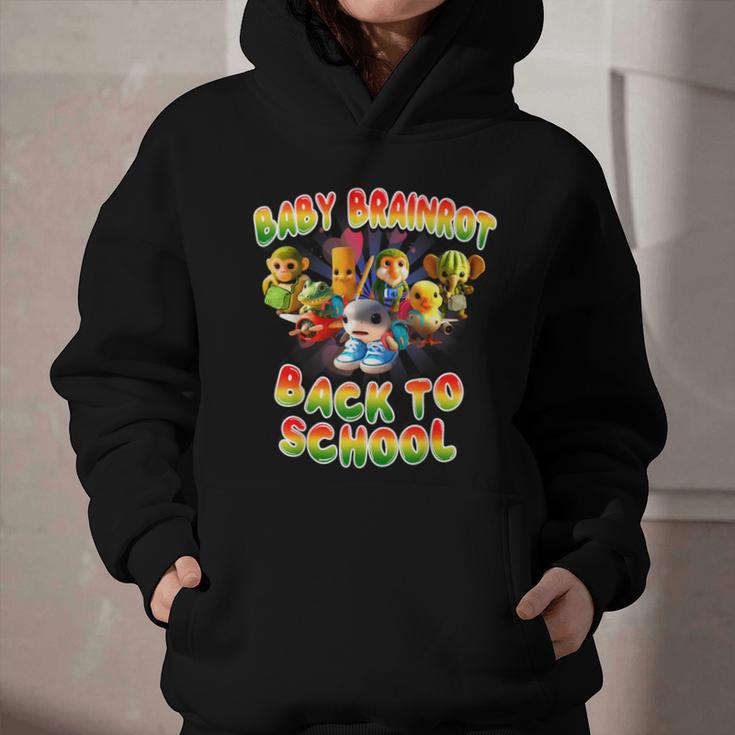 All Baby Brainrot Italian Meme Cute Back To School For Kids Graphic Youth Hoodie All Baby Brainrot Italian Meme Cute Back To School For Kids Graphic Youth Hoodie
