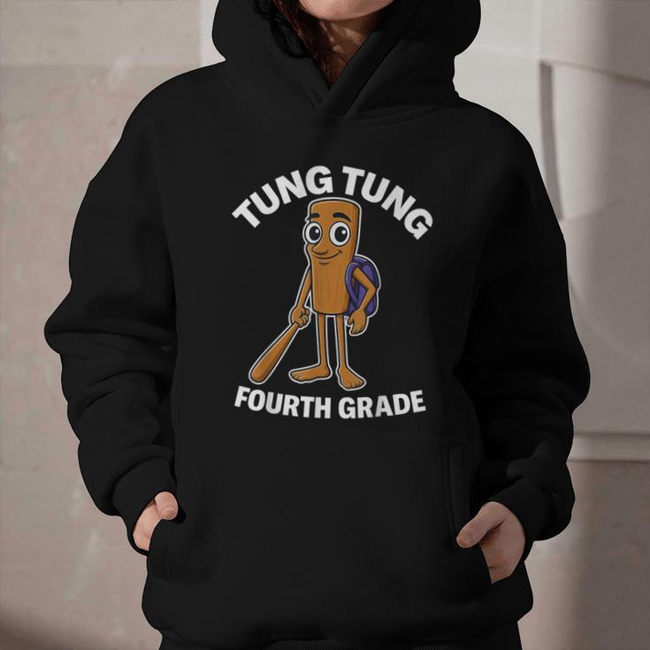 Back To School 4th Grade Italian Brainrot Tung Tung Sahur Graphic Youth Hoodie Back To School 4th Grade Italian Brainrot Tung Tung Sahur Graphic Youth Hoodie