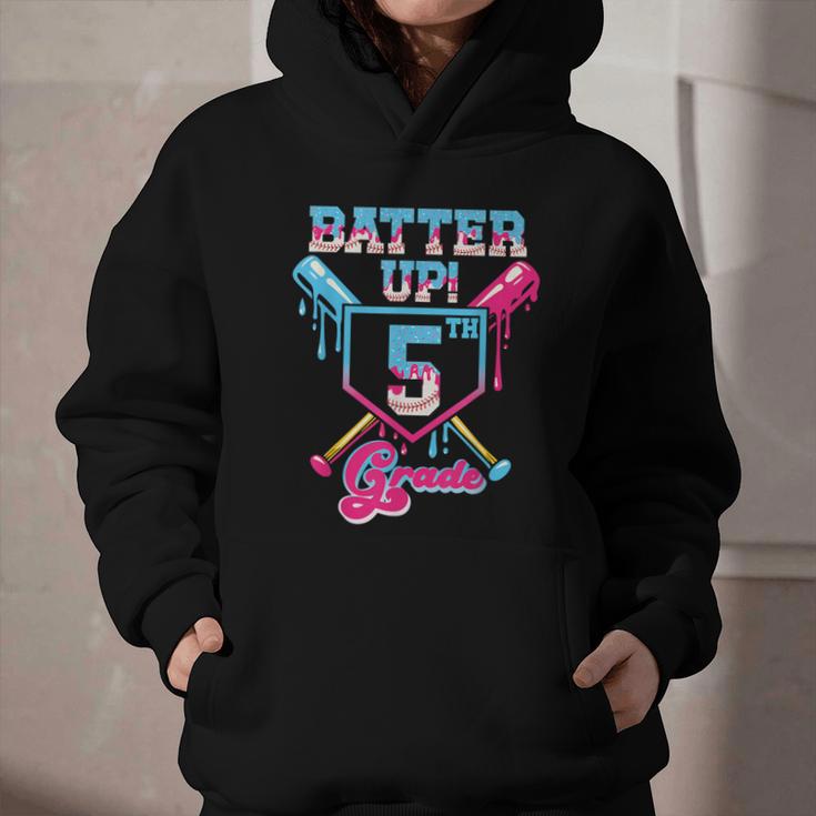 Back To School 5th Grade Batter Up Baseball First Day Boys Graphic Youth Hoodie Back To School 5th Grade Batter Up Baseball First Day Boys Graphic Youth Hoodie