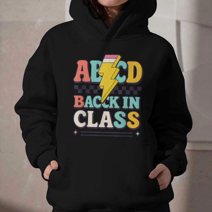 Back To School ABCD Back In Class Graphic Youth Hoodie Back To School ABCD Back In Class Graphic Youth Hoodie