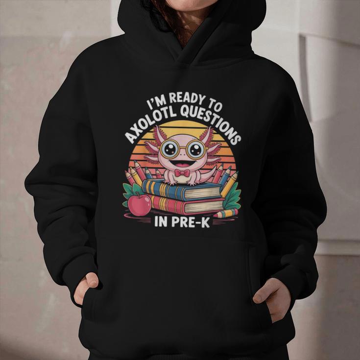 Back To School Axolotl Design For Pre-K Students Graphic Youth Hoodie
