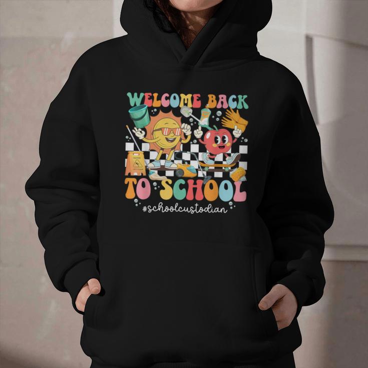 Back To School Custodian First Day Of School Custodian Graphic Youth Hoodie