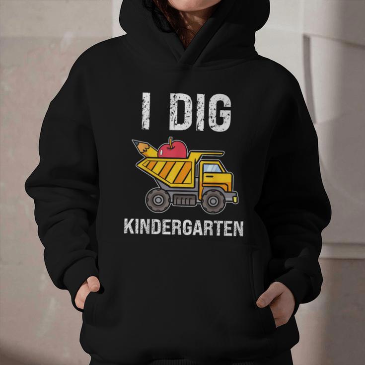 Back To School I Dig Kindergarten Dumping Truck Boys Girls Graphic Youth Hoodie Back To School I Dig Kindergarten Dumping Truck Boys Girls Graphic Youth Hoodie