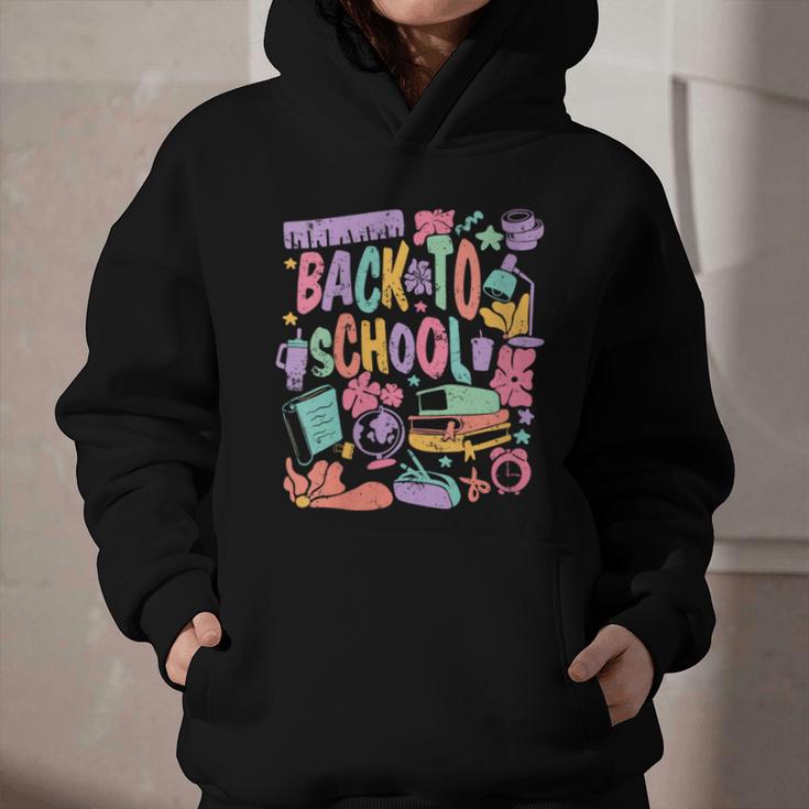 Back To School Fun Supplies Learning Graphic Youth Hoodie