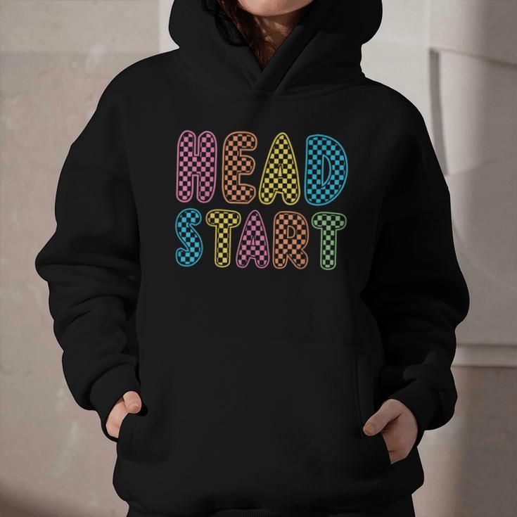 Back To School Head Start First Day Men Women Kid Checkered Graphic Youth Hoodie Back To School Head Start First Day Men Women Kid Checkered Graphic Youth Hoodie