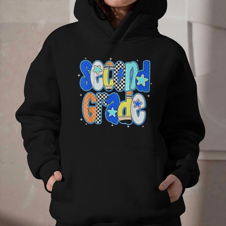 Back To School Hello Second Grade Team 2nd Grade Boy Girl Graphic Youth Hoodie